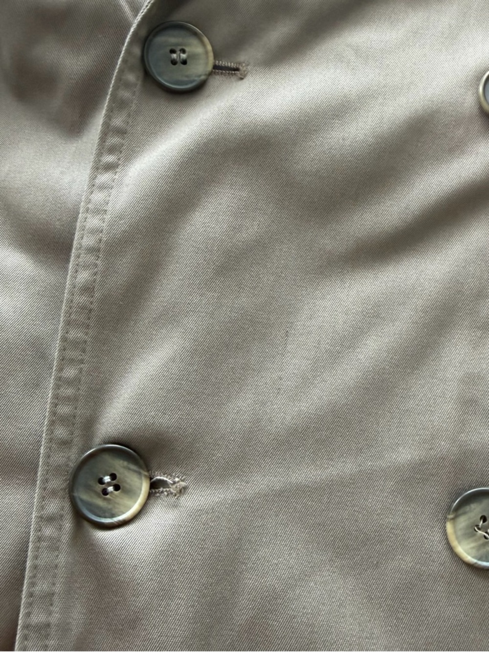 Vintage 80s Arnie II Trench Coat Men’s 40 Reg Taupe. - Picture 14 of 15